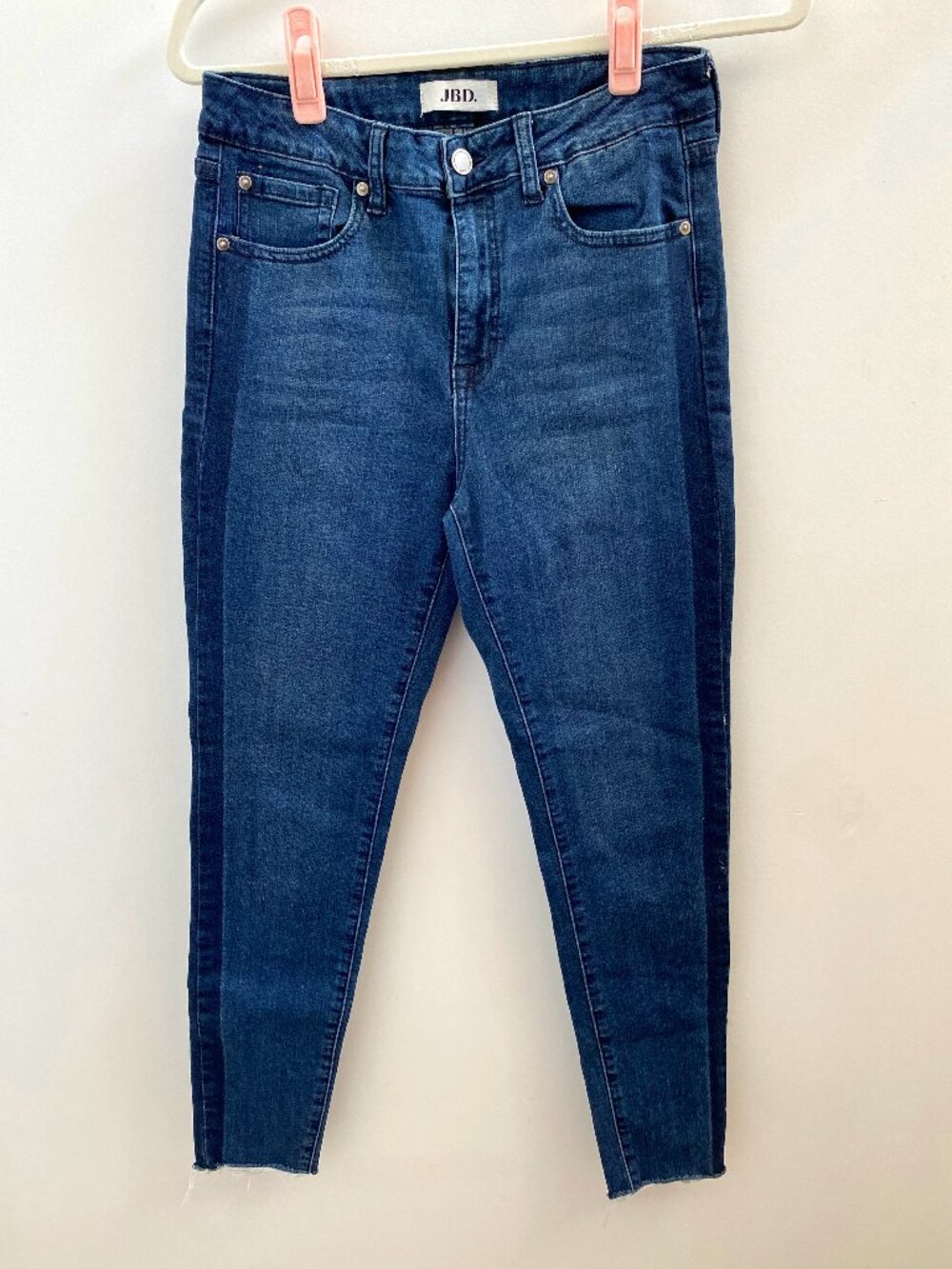 JBD Dark Wash Colorblock Side Detail Jeans - Size 29